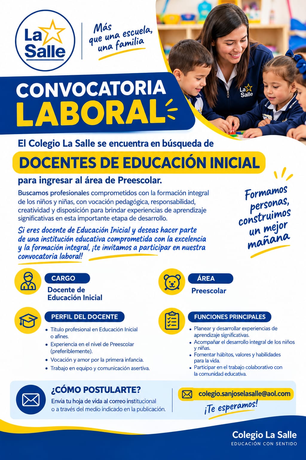 Colegio La Salle. portada